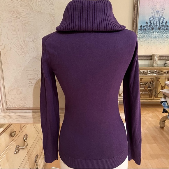 NWT MICHAEL Michael Kors Removable Cowl Neck Long-Sleeve Sweater - Picture 12 of 16